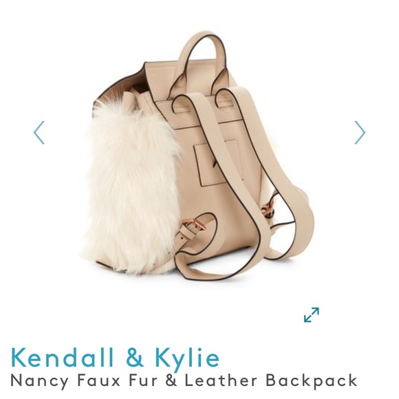 Kendall and Kylie Nancy back pack furry main image 4